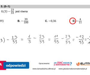 Matura 2021, matematyka poziom podstawowy. Odpowiedzi eksperta