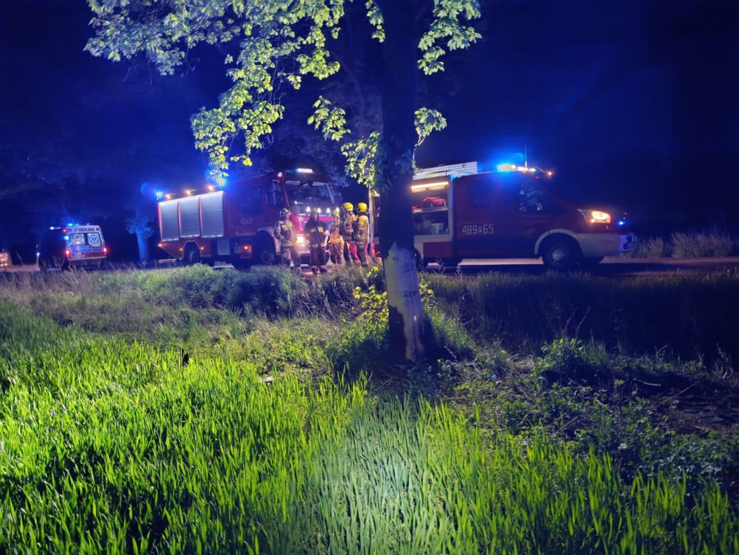 Tragedia na drodze w gminie Krzywiń. Nie żyje 54-latek 