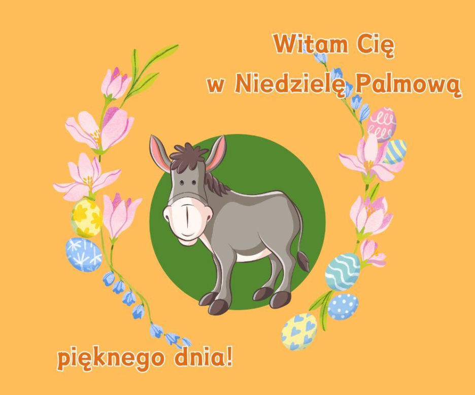 Niedziela Palmowa - kartka do wysłania