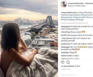 Anna Wendzikowska nago w łóżku