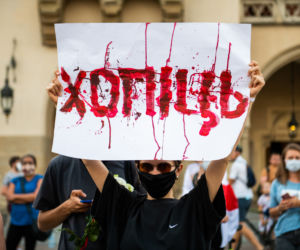 Kraków solidarny z Białorusią