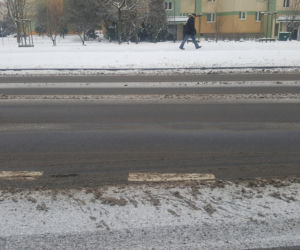 W Bydgoszczy znów prószy śnieg