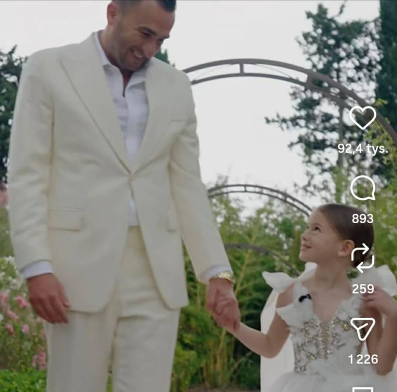 Klaudia Halejcio pokazała nagranie z Oskarem i Nel