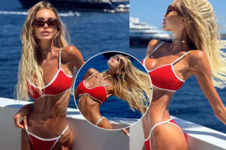 Julia Dybowska wygina się w skąpym bikini. Widać jej każdą kostkę!