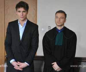 M jak miłość odc. 1129. Marcin (Mikołaj Roznerski), Andrzej Budzyński (Krystian Wieczorek)