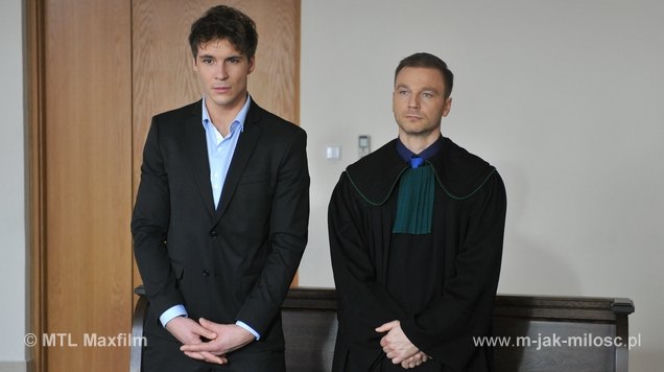 M jak miłość odc. 1129. Marcin (Mikołaj Roznerski), Andrzej Budzyński (Krystian Wieczorek)