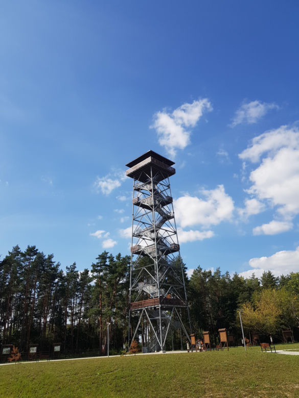 Wieża widokowa w Uhowie. To najwyższa wieża na Podlasiu [ZDJĘCIA]