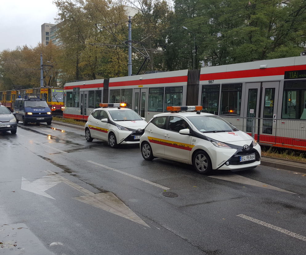 ranni w wypadku tramwajów w centrum Łodzi
