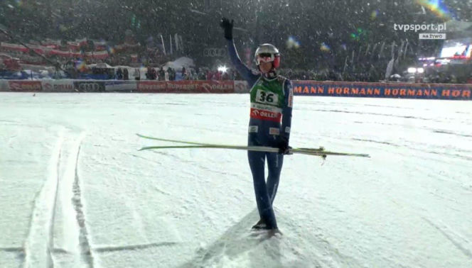Wzruszające pożegnanie Kamila Stocha w Zakopanem. Jeden gest skierowany do kamery