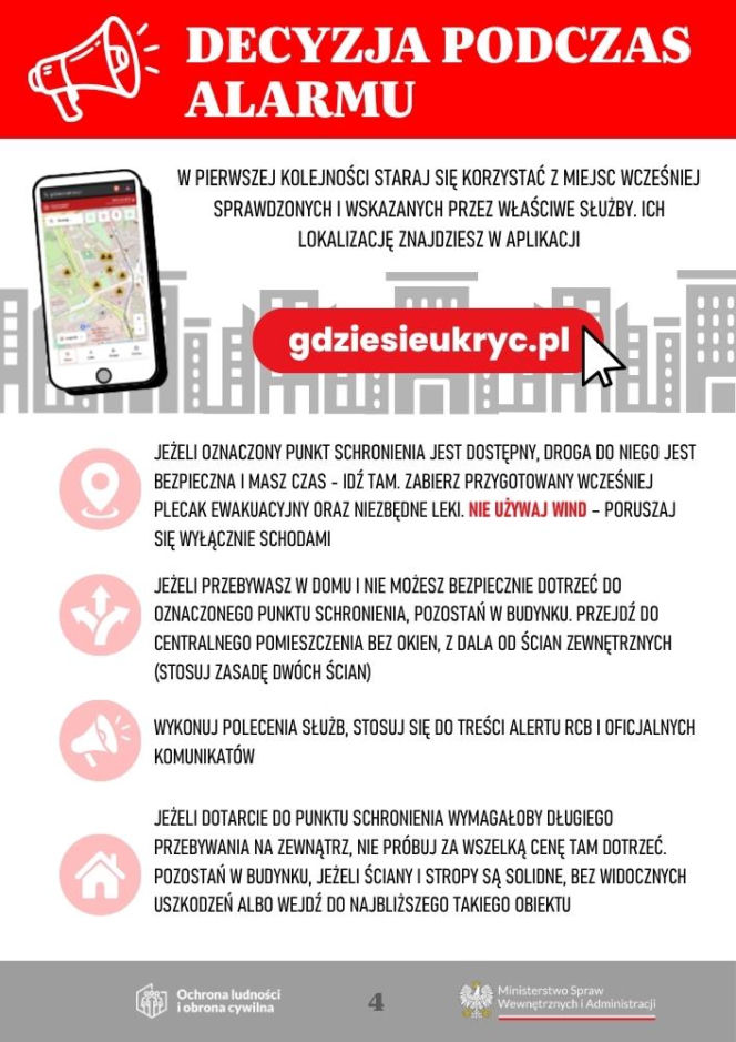 Instrukcja reagowania na zagrożenia z powietrza. Jak przygotować się do alarmu i gdzie szukać schronienia