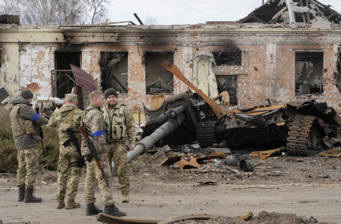 Ukraina. Zniszczenia wojenne i ofiary wsród żołnierzy rosyjskich