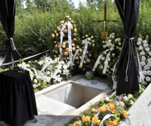 Grób ojca poszukiwanego Dawidka