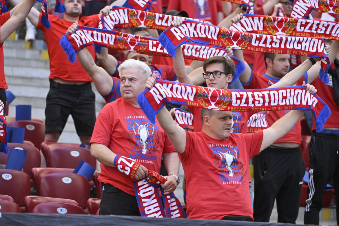Kibice na finale Pucharu Polski: Górnik - Raków