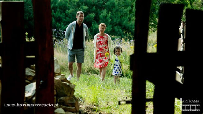 Barwy szczęścia. Marta (Katarzyna Zielińska), Artur Chowański (Jacek Rozenek) 
