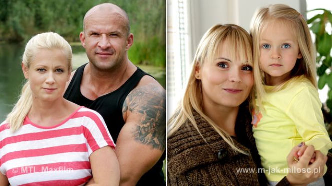 M jak miłość. Marzenka (Olga Szomańska), Andrzejek (Tomasz Oświeciński)