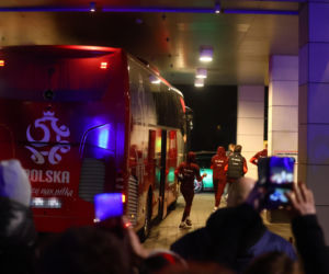 Reprezentacja Polski: nocny powrót do hotelu po meczu
