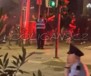 Wielkie zamieszki z kibicami Feyenoordu Rotterdam i AS Roma