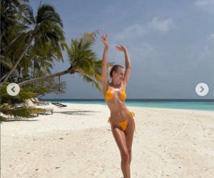 Rajskie kadry Pisarek podnoszą temperaturę! Internauci nie mogą się oderwać od niej wzroku