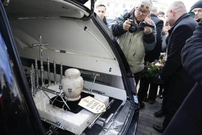 Pogrzeb Bożeny Dykiel