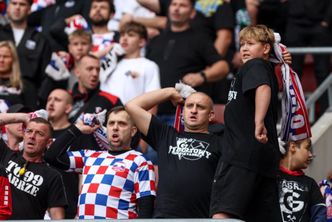 Górnik Zabrze - Lech Poznań: Zdjęcia kibiców i zawodników z meczu 8. kolejki PKO BP Ekstraklasy