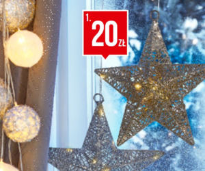 Gwiazda LED wisząca