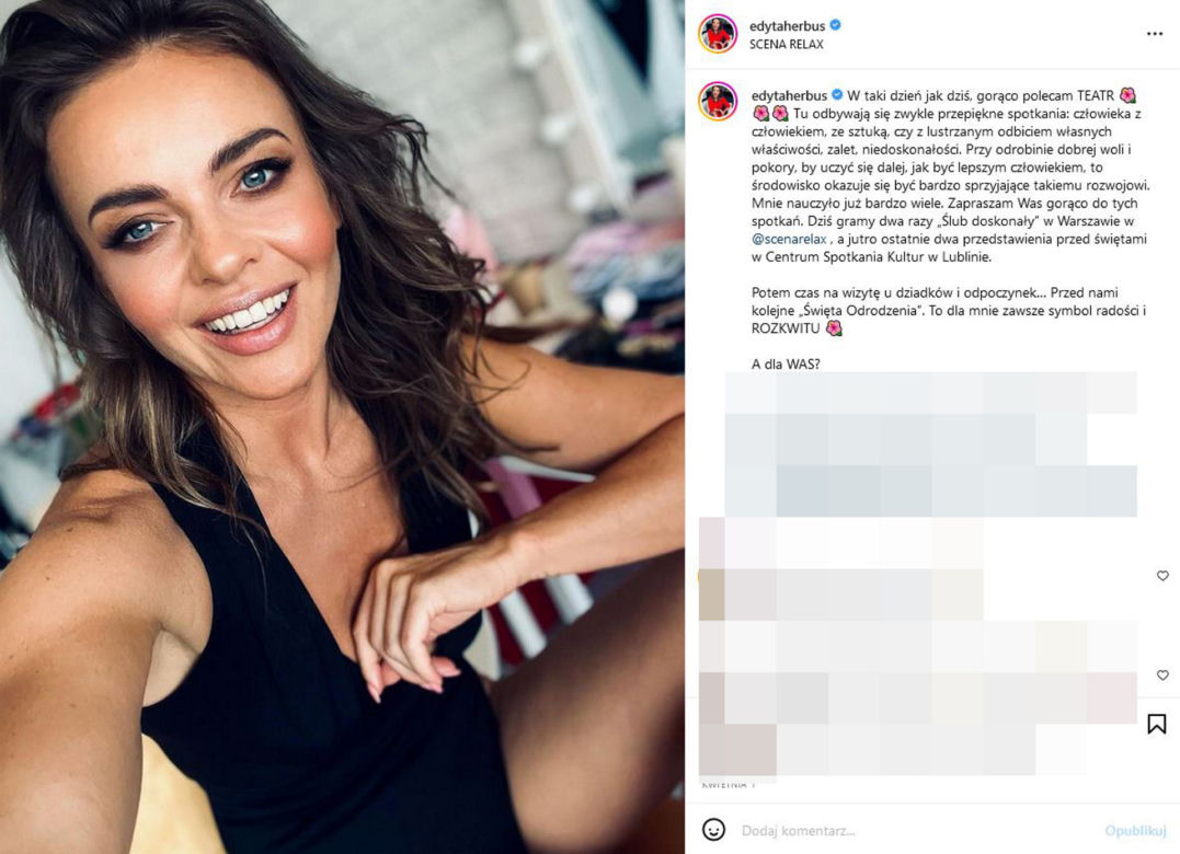 Edyta Herbuś na nowym zdjęciu nie przypomina siebie