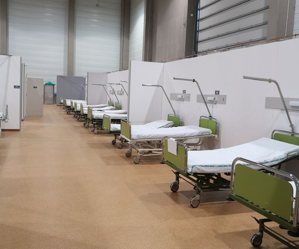  Szpital tymczasowy w Łodzi szykuje się do uruchomienia wszystkich łóżek!