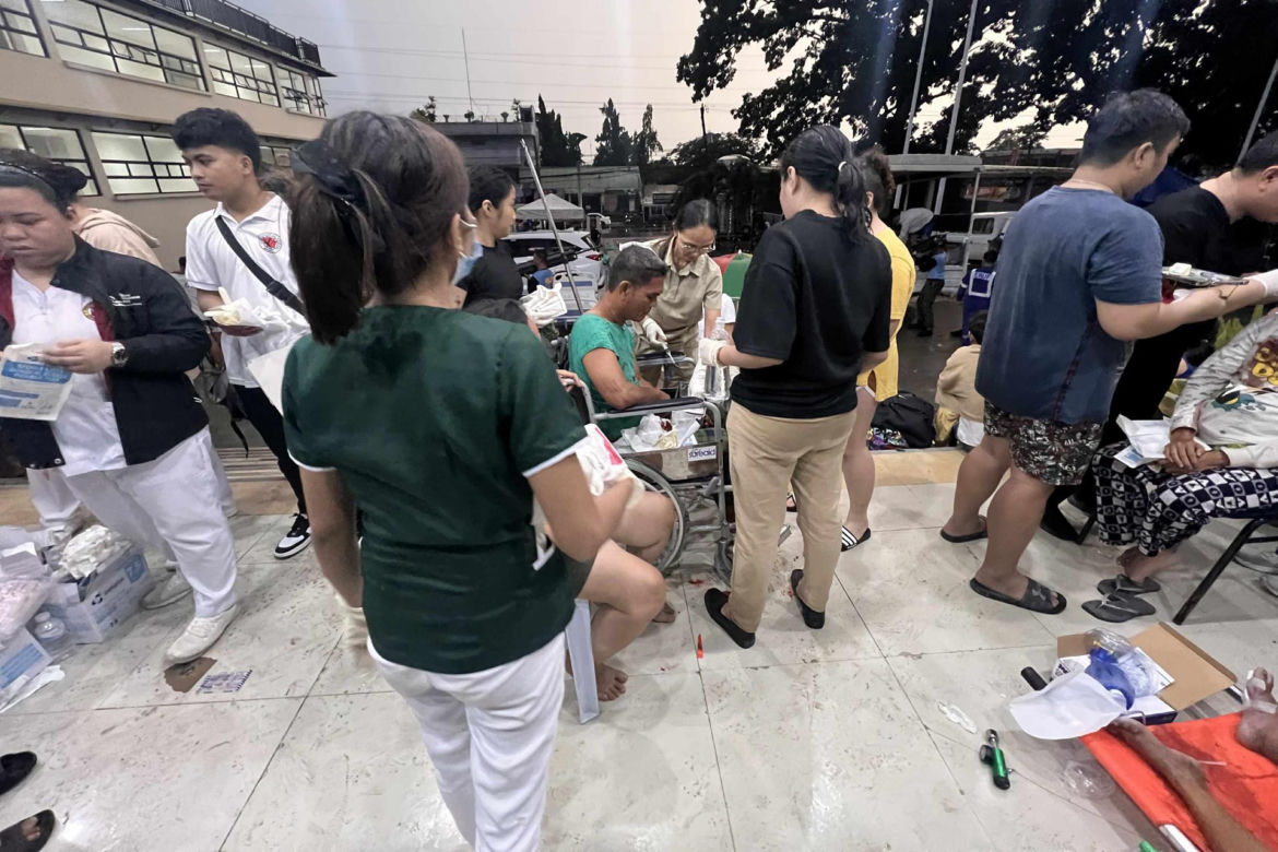 Trzęsienie ziemi na Filipinach.