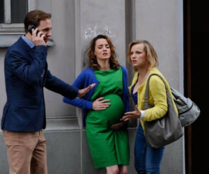 O mnie się nie martw odc. 9. Marcin  Kaszuba (Stefan Pawłowski), Ewa (Katarzyna Maciąg), Iga Małecka (Joanna Kulig)