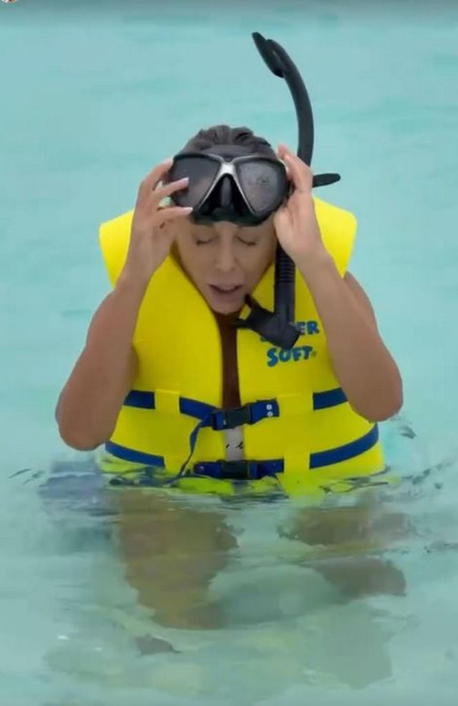 Małgorzata Rozenek i Radosław Majdan nurkują  Malediwach