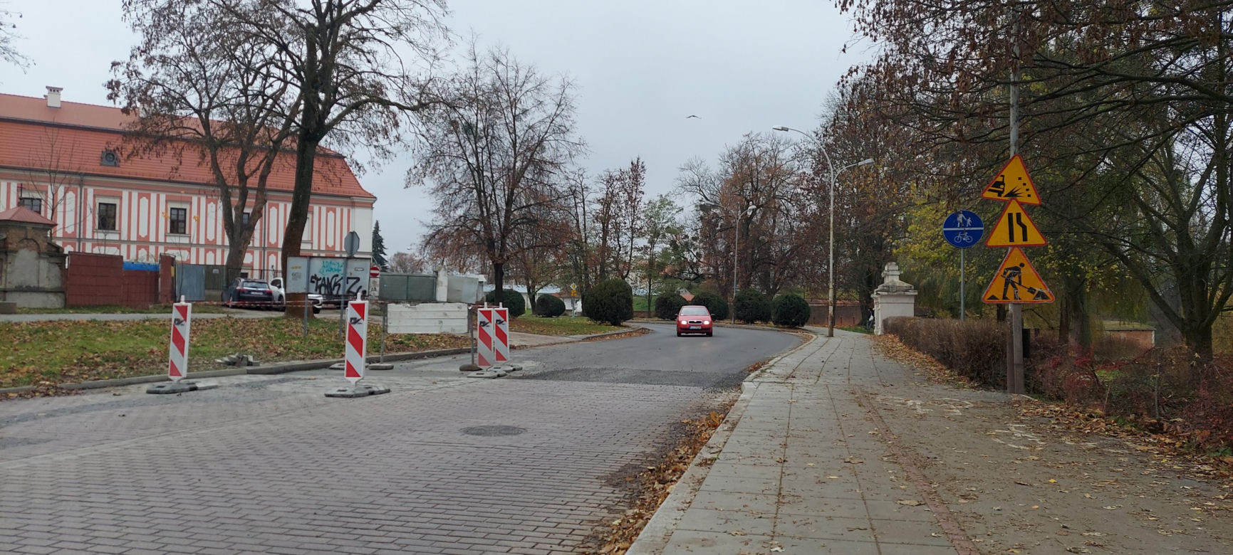 ulica Akademicka w remoncie