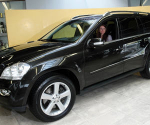 Mercedes GL - auto Justyny Kowalczyk