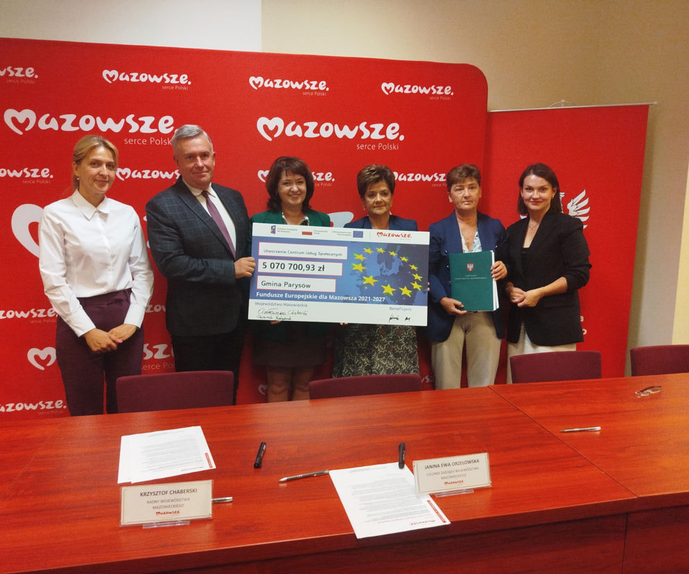 Ponad 5 mln zł z UE dla gminy Parysów na Centrum Usług Społecznych