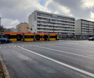 Skrzyżowanie ulic Grójeckiej, Wawelskiej i Kopińskiej w Warszawie