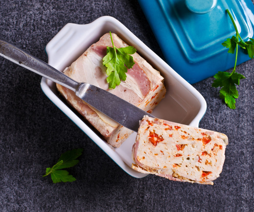 Galantyna z kurczaka pieczona