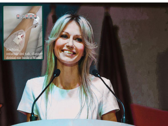 Magdalena Ogórek w szpitalu! Leży pod kroplówką. Dlatego nie poprowadzi programu