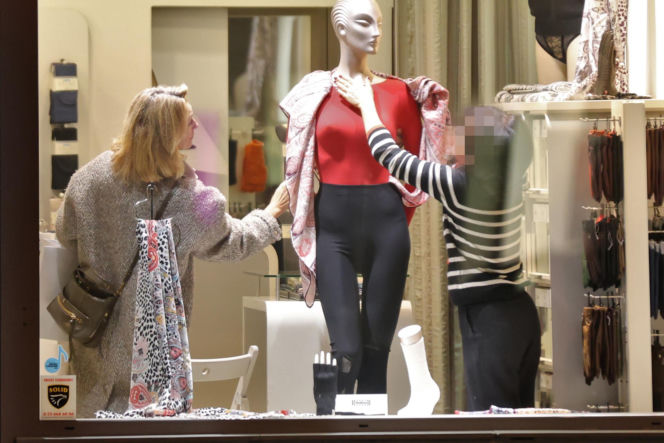 Anna Kalczyńska na zakupach