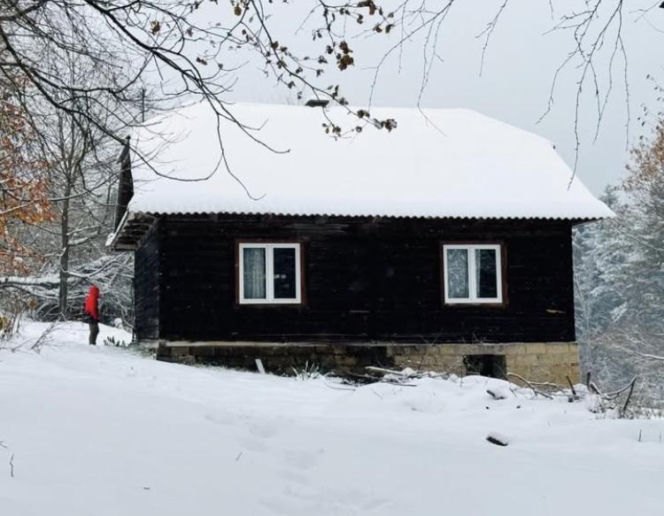 Remont drewnianej chaty w Tropiu (woj. małopolskie)