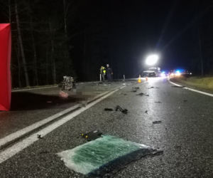 Katrynka. Czołowe zderzenie na DK 8. Dwie osoby nie żyją [ZDJĘCIA]