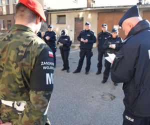 Patrol policji i wojska w Elblągu 4