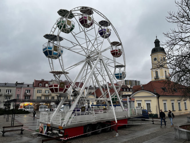Diabelski młyn na Rynku Kościuszki w Białymstoku