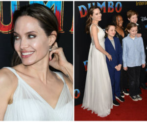 Angelina Jolie na premierze Dumbo