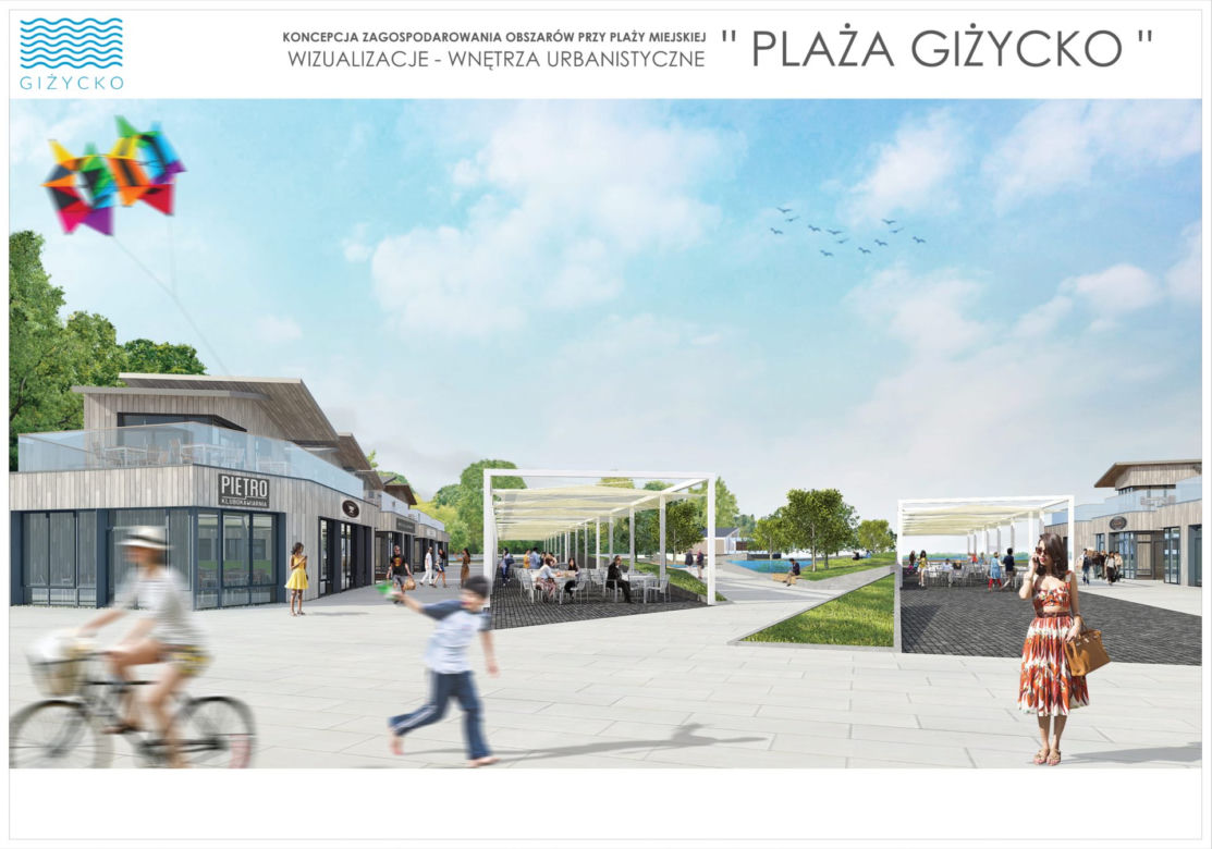 Plaża miejska w Giżycku zmieni się nie do poznania. Zobacz wizualizacje!