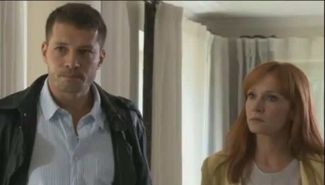 M jak miłość odc. 1025. Tomek (Andrzej Młynarczyk), Agnieszka (Magdalena Walach)