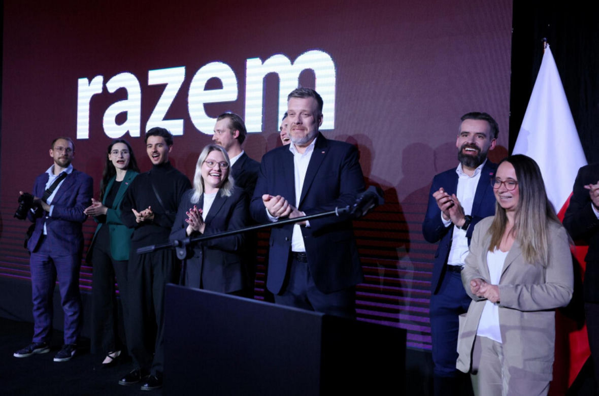 Wieczór wyborczy Adriana Zandberga