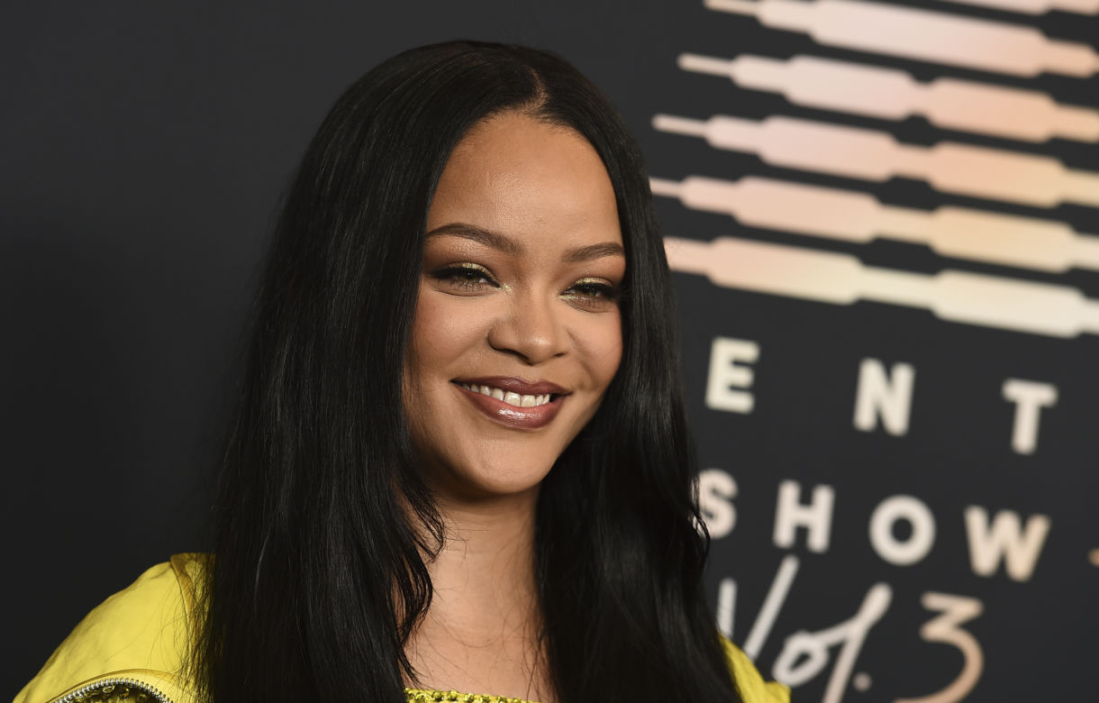 Rihanna pokazala dziecko. screeny z tiktoka