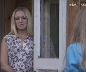 M jak miłość. Luiza (Dominika Kryszczyńska), Joasia (Barbara Kurdej-Szatan)