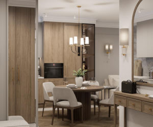 Kaszmirowe mieszkanie w gdańsku - projekt Renata Michałowicz