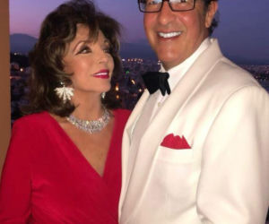 Joan Collins z mężem