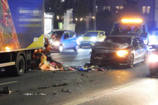 Miał trzy promile, rozbił cztery auta. 26-latek roztrzaskał się w Warszawie